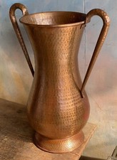 Vaso in rame, porta ombrelli con manici Brocca In Metallo Rossa Contenitore