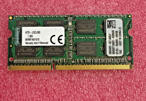 Kingston 2rx8 pc3 12800s - 8, pc3-12800s