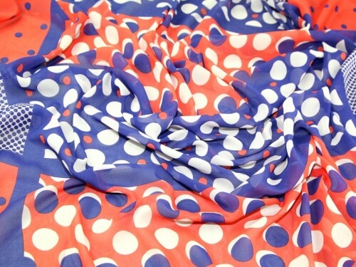 Tessuto chiffon trasparente
