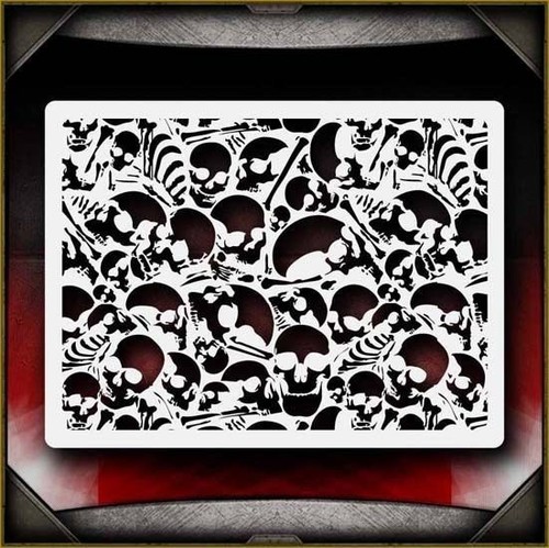 Modello stencil aerografo