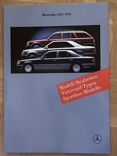 Brochure depliant mercedes - brochure,