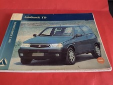 Autobianchi Y 10 1.1 - 4WD - 1.3 Libretto uso e manutenzione Originale 1992