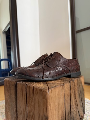 Moma brown lace - lace-up, 43eu
