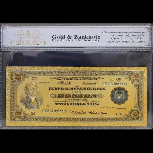 Banconota dollari oro 1918 - 2,