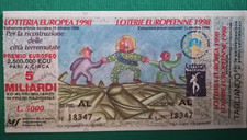 1998 LOTTERIA EUROPEA ITALIA