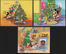 3 Foglietti francobolli "Natale", 1992 - Sierra Leone - DISNEY - MNH ** [DIS53]