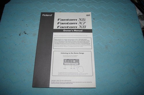 Manuale roland fantom 7 - /,