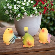 3x figurine da giardino