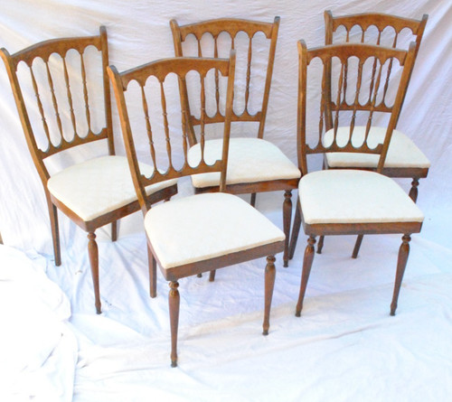 Set sedie quercia piedini - 5, e