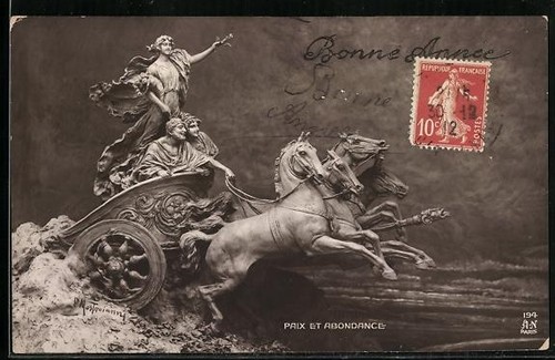 Cartolina artista domenico - cartolina, d'artista