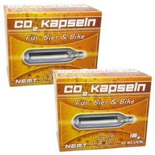 isi 20 ricariche di CO2 per spillatore di birra professionale BierMaxx da 16 g