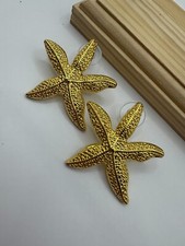 Orecchini stella marina dorata