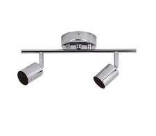 Faretti spot Portalampade Soffitto Orientabile Applique Silver GU10 903