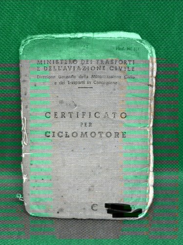 Libretto certificato