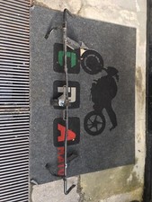 STAFFA SUPPORTO PARAURTI POSTERIORE PER PIAGGIO PORTER / QUARGO ORIGINALE