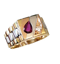 Anello uomo oro massiccio