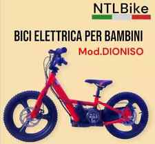 BICICLETTA  BAMBINO senza Pedali Elettrico NTL BIKE MX 16 COL. BLU/ ARANCIONE 
