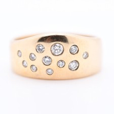 Diamante Anello Con 0,35 Ct