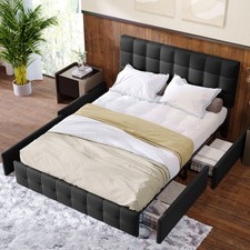 Letto imbottito 140x200 con - letto,