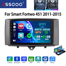 AUTORADIO 9" 2DIN ANDROID 13 MERCEDES SMART FORTWO 451 2011-2015 CARPLAY GPS WIF