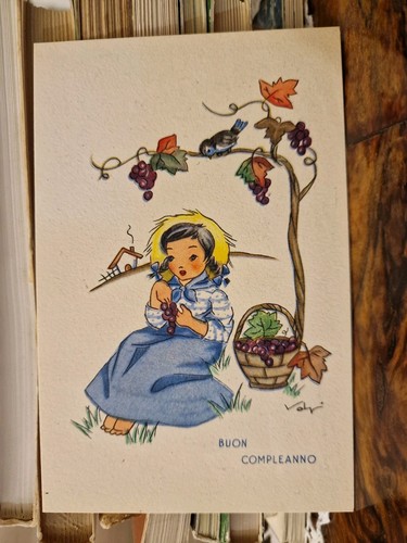 Cartolina buon compleanno - cartolina,