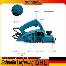 Pialla elettrica piallatrice elettrica larghezza pialla pialla manuale 220V 800W DE