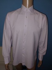 CANALI CAMICIA UOMO MANICA LUNGA TAGLIA M COLOR LILLA 100% COTONE MADE IN ITALY
