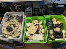 LOTTO MATERIALE TELEFONICO STOCK CAVI PRESE SPINE FILTRI ADSL PROLUNGHE RJ11