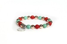 ??? BRACCIALE DONNA PIETRE DURE E ACCIAIO