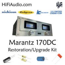 Marantz 170DC amplificatore ricostruzione restauro recap upgrade kit riparazione filtro condensatore