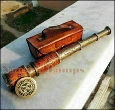 ANTICO TELESCOPIO IN OTTONE