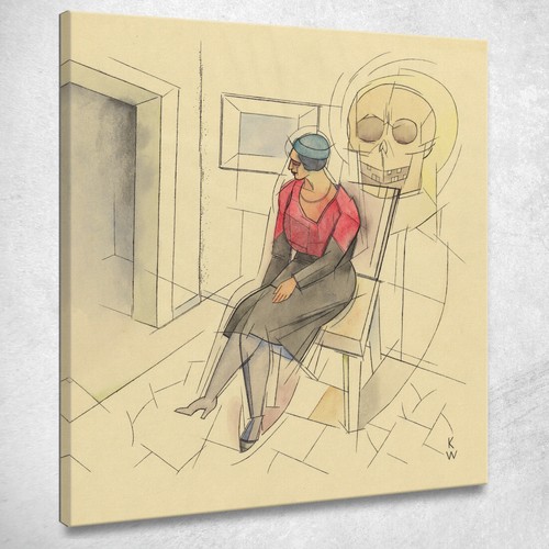 Teschio donna seduta senza - donna,