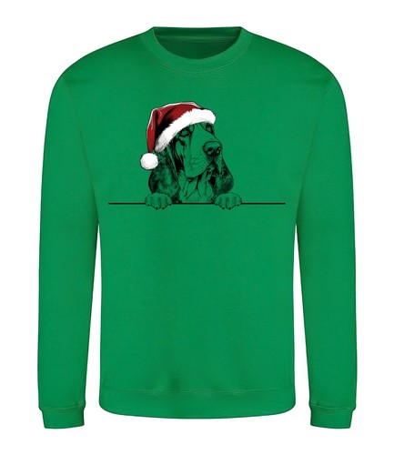 Felpa bassett hound natale - bassett,