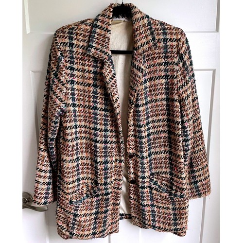 Giacca quadri vintage - a,