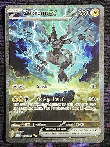 Pokemon zekrom 166 086 - ex, 166/086