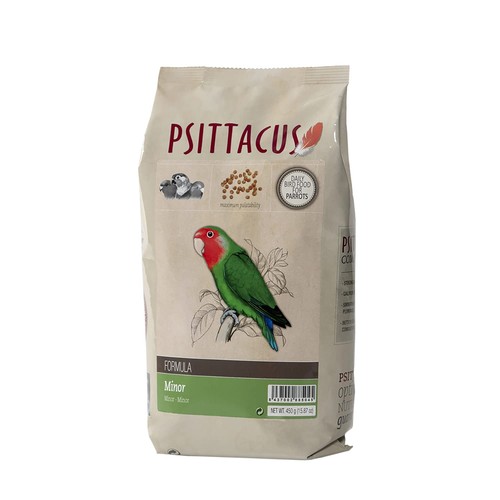 Psittacus minor 450 - minor, mangime