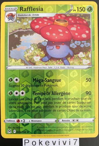 Carte pokemon rafflesia - pokemon,