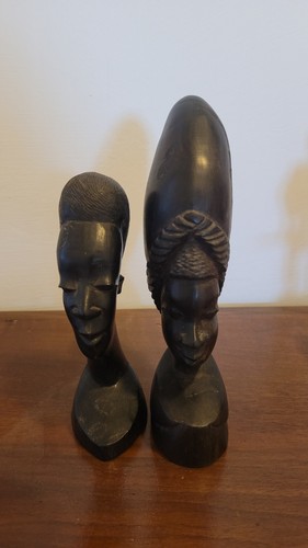 Statuette africane legno - statuette,
