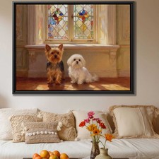 Yorkshire Terrier quadro olio