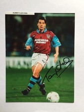 Autografo TONY COTTEE-West Ham United-NS ENGLAND-Ex-Selangor/Everton/Millwall