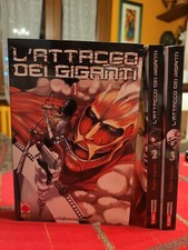 L'ATTACCO DEI GIGANTI volume 1 - 2 - 3  MANGA