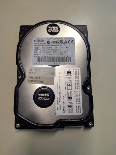 Hard disk vintage fujitsu - disk,