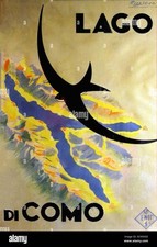 AFFICHE POSTER Lac De Come