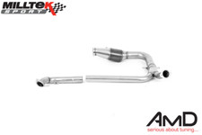Tubo Milltek Porsche Boxster 718 GTS 2.5T Sport Cat & GPF - adatto per Catback OEM