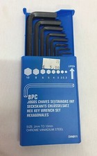 Set di 8 chiavi esagonali a brugola in acciaio da 2 mm a 10 mm fai da te