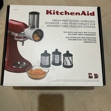 KitchenAid Fresh Prep Affettatrice Trituratore 5KSMVSA Completo di Scatola e Istruzioni