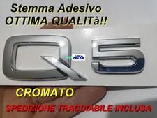 scritta targa emblema fregio logo posteriore per audi q5 Q5 sq5 argento cromata