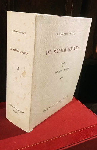 Telesio rerum natura - telesio,