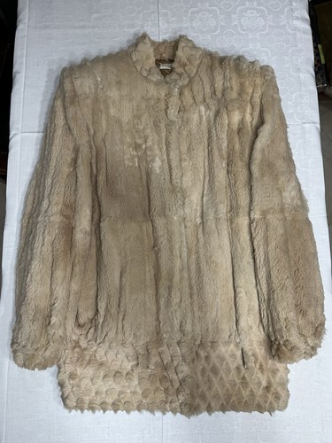 Vintage 80s real rabbit - real, fur
