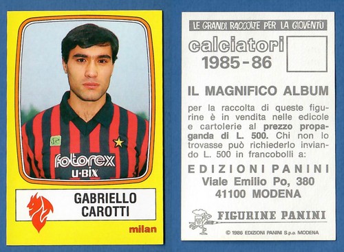 Figurina calciatori panini - figurina,